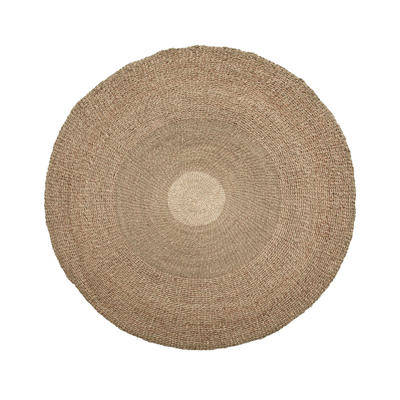 Tapis rond en jonc de mer naturel 200 cm