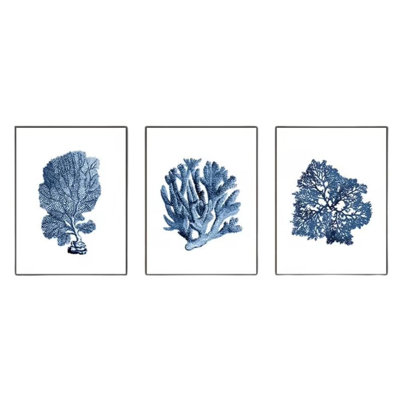 Poster blaue Korallen
