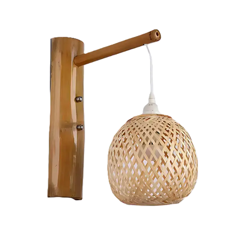 Applique en bambou ronde