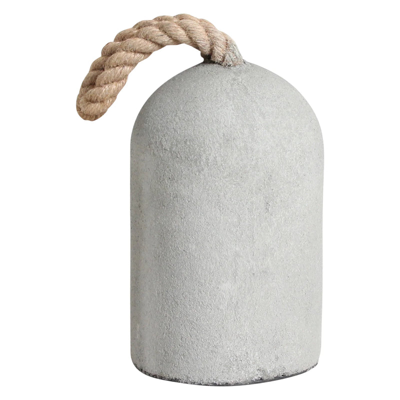 Türstopper aus Beton mit Griff aus Naturkordel