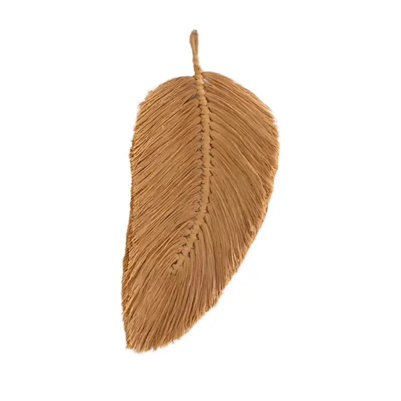 Makramee-Wanddeko Blatt