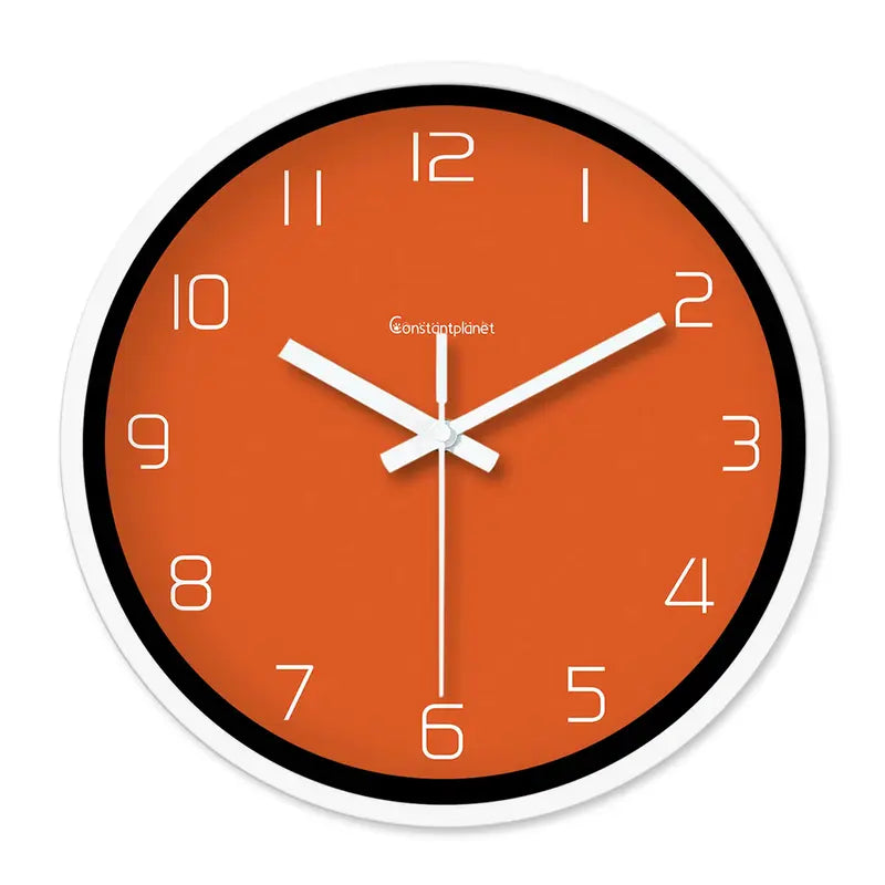 Wanduhr in Terrakotta