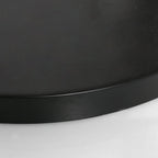 Base circulaire en métal noir mat pour lampadaire arc H180 cm