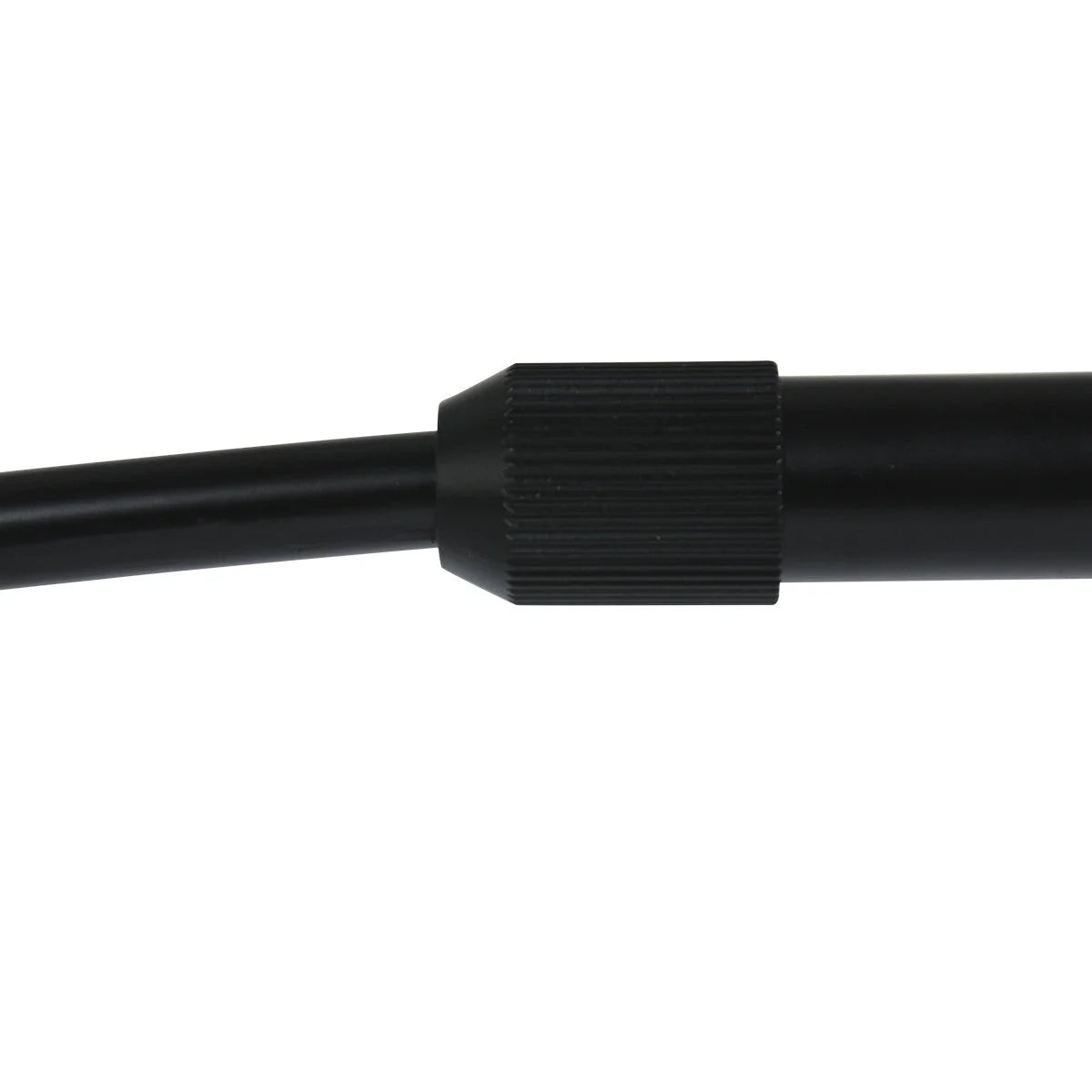Câble noir avec connecteur texturé et fileté pour Lampadaire arc en métal noir