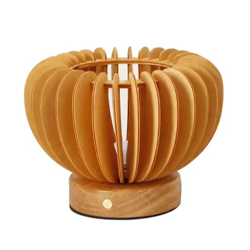 Kabellose Lampe aus Holz