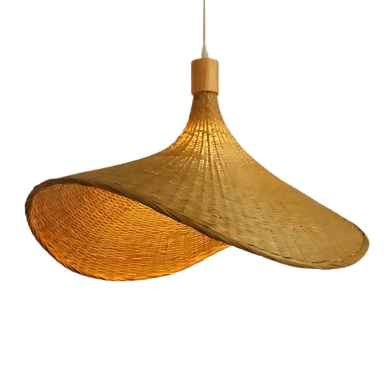 Lampe suspendue en bambou