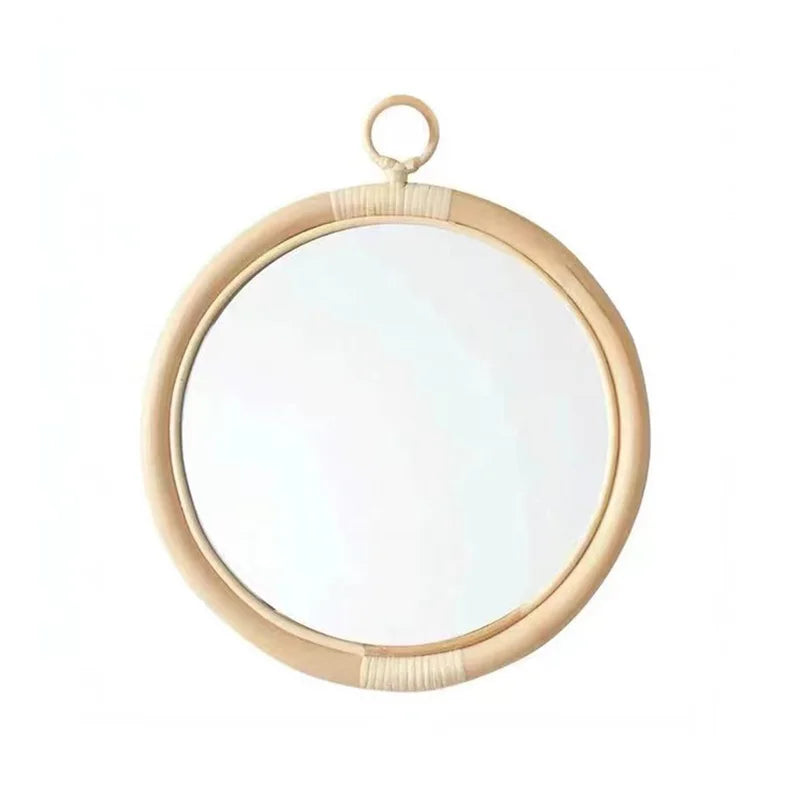 Miroir rotin déco
