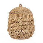 Panier en feuille de bananier naturel 40x47 cm