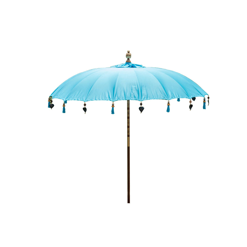 Balinesischer Sonnenschirm 280 cm Meerblau