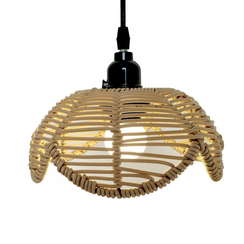Kleiner Rattan-Lampenschirm