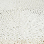 Set de table rond en macramé coton