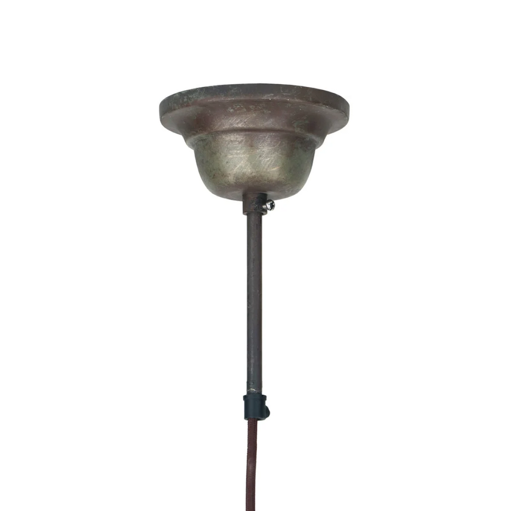 Abat-jour en bronze antique pour Hängelampe Mican 100 Dunkelbronze avec cordon électrique
