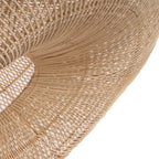 Suspension en rotin naturel forme cloche Ø75 cm