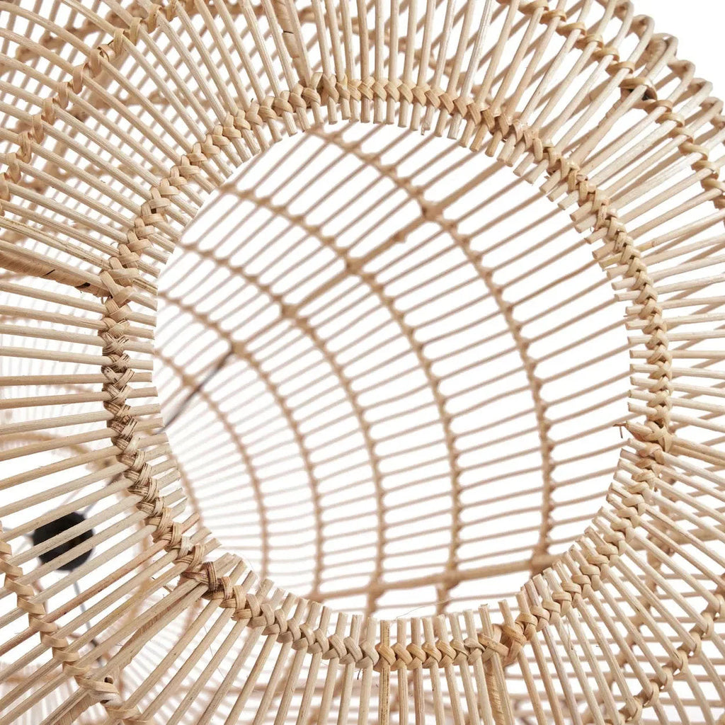 Suspension XL en rotin naturel fabriquée à la main – 50 cm