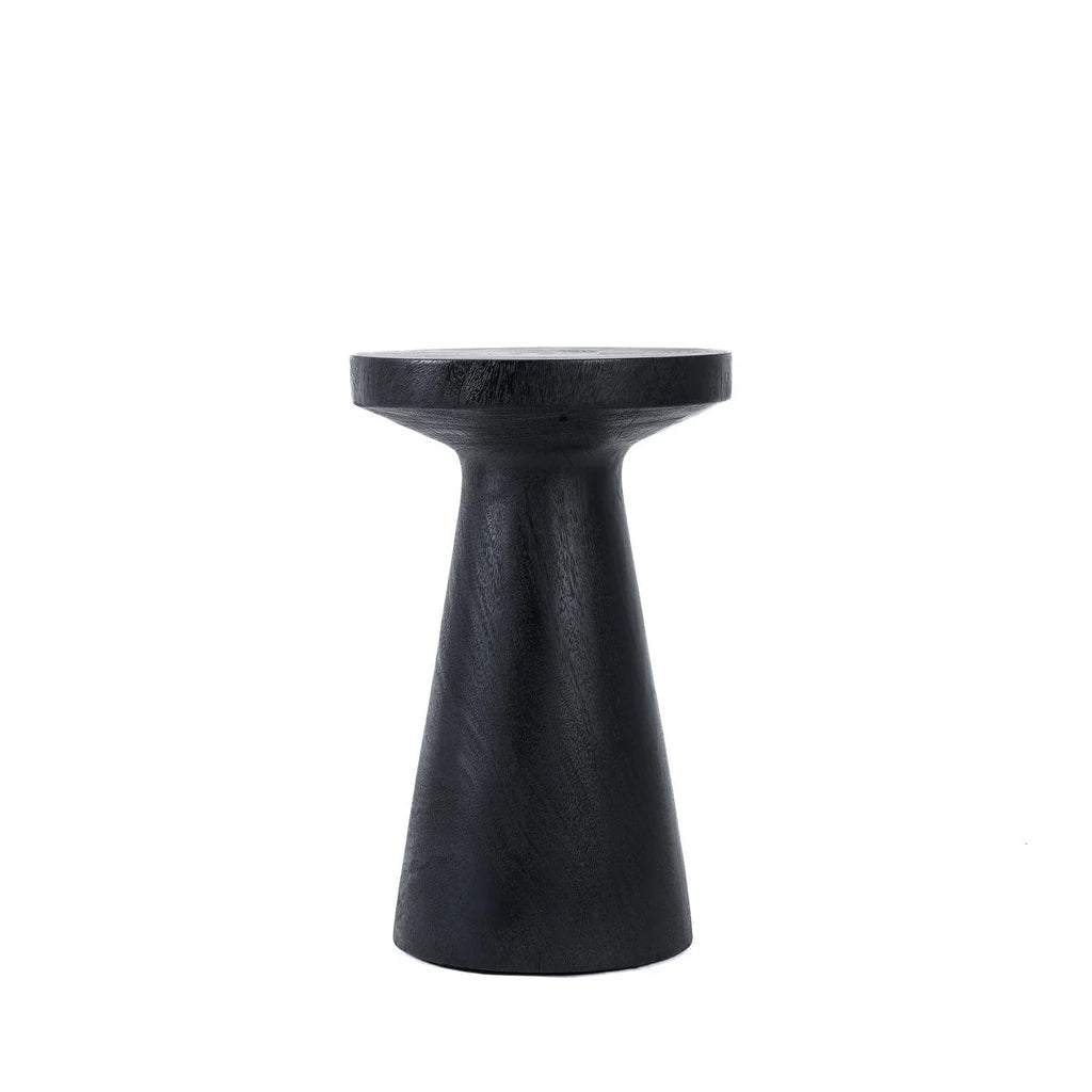 Table d’appoint en bois de suar noir 40x60 cm