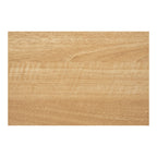 Surface en bois clair à grain naturel lisse sur table haute carrée 70x70 cm bois et métal noir pour salon