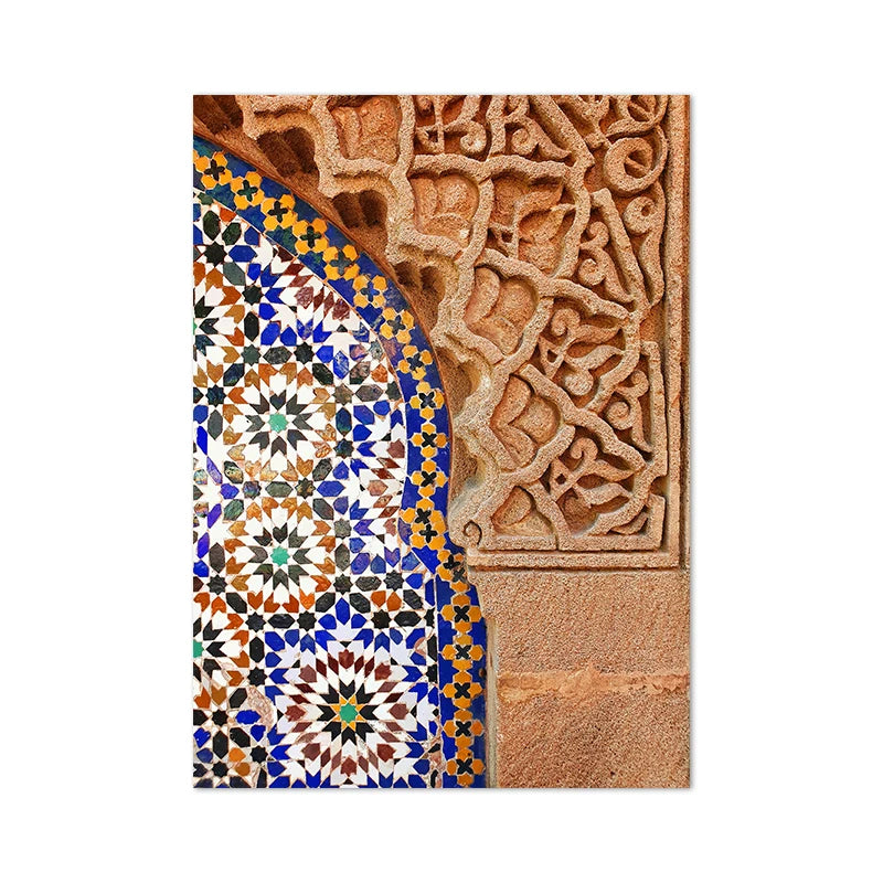 Kunstdruck Mosaik mit orientalischem Ornament