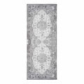 Tapis de couloir persan noir blanc 80x200 cm