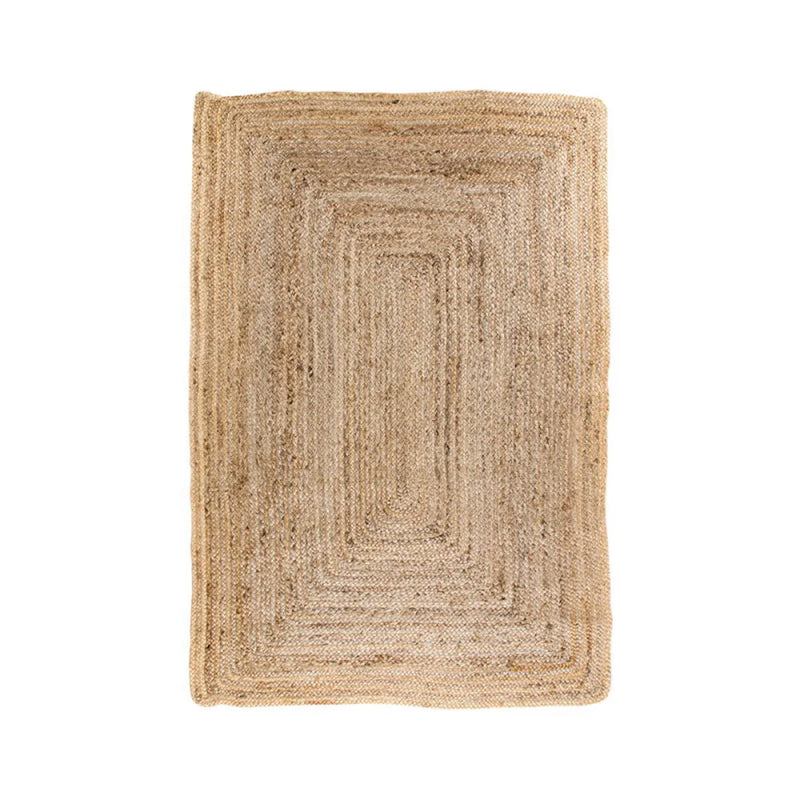 Tapis en jute naturelle tressée 60x90 cm rectangulaire
