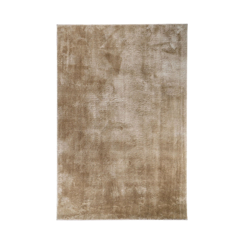 Rechteckiger Teppich aus Polyester in Sand 160x230 cm