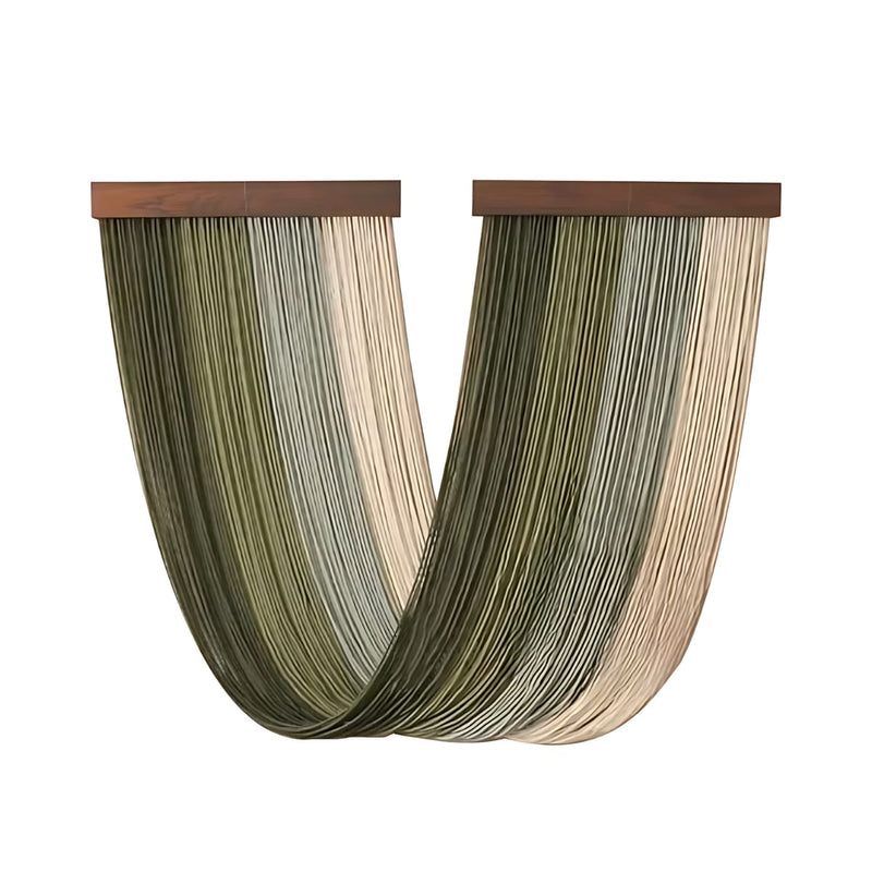 Wandbehang aus Makramee im Skandi-Stil