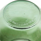 Vase ovale en verre recyclé vert effet dégradé H23 cm
